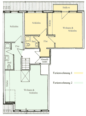Ferienwohnung Grundriss